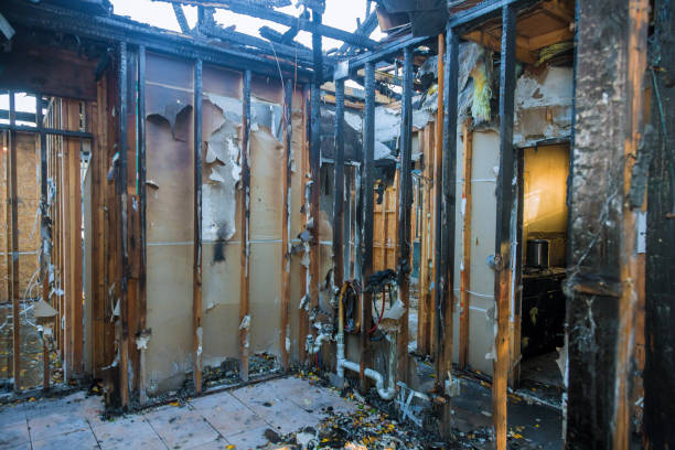 Professional Fire Board Up technician working in Narberth, PA
